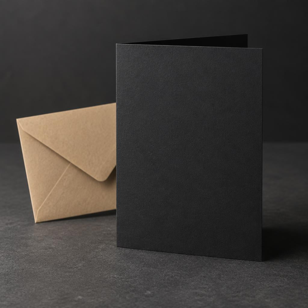 Personality Wrapped greetings card, night edition
